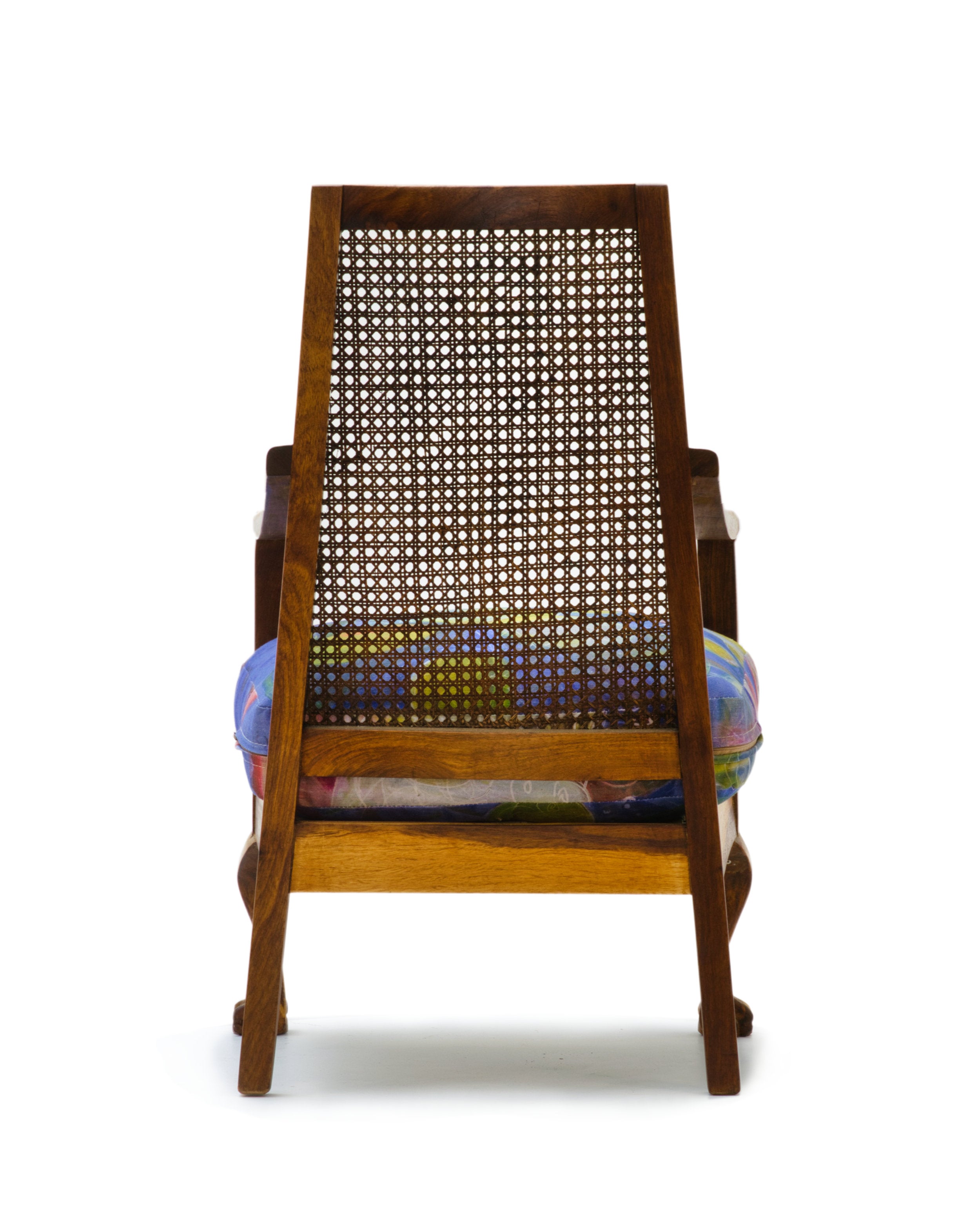 Abstract Rattan Chair